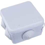 Коробка распределительная ОП 70х70х40мм 7 вводов IP55 сер. Ruvinil 67030