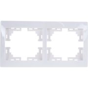 Рамка 2-м Mira горизонт. бел. LEZARD 701-0200-147