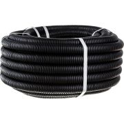 Труба гофрированная ПНД d32мм с протяжкой черн. (уп.25м) Rexant 28-0032-3