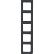 Рамка 5-м Inspiria антрацит IEK 673973