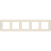 Рамка 5-м Inspiria сл. кость IEK 673971