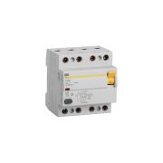 Выключатель дифференциального тока (УЗО) 4п 100А 100мА тип AC ВД1-63 KARAT IEK MDV10-4-100-100
