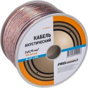 Кабель Stereo 2х0.75 BLUE LINE бухта (м) PROCONNECT 01-6204-6