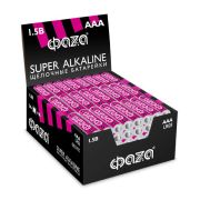 Элемент питания алкалиновый AAA/LR03 1.5В Super Alkaline box-96 display (уп.96шт) ФАZА 2854674