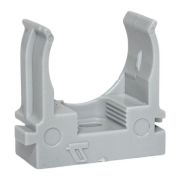 Держатель для труб (клипса) d25мм для монтажн. пистолета сер. (уп.100шт) Plast EKF derjp-z-25