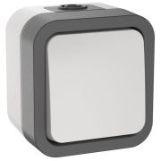 Выключатель кнопочный 1-кл. ОП TORS TS210 10А IP55 бел. IEK TS-V14-0-10-55-K41